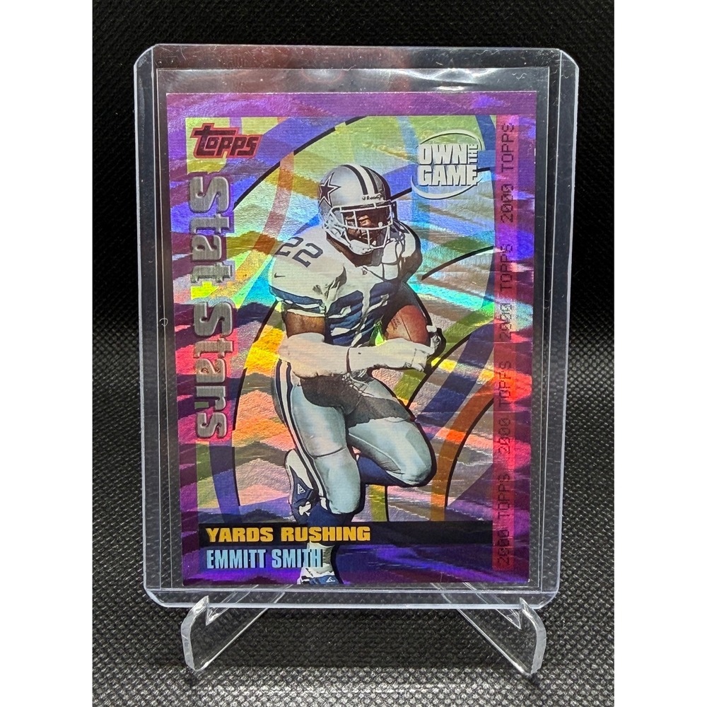 2000 Topps Own The Game Stat Stars Emmitt Smith OTG9 Dallas Cowboys NM+